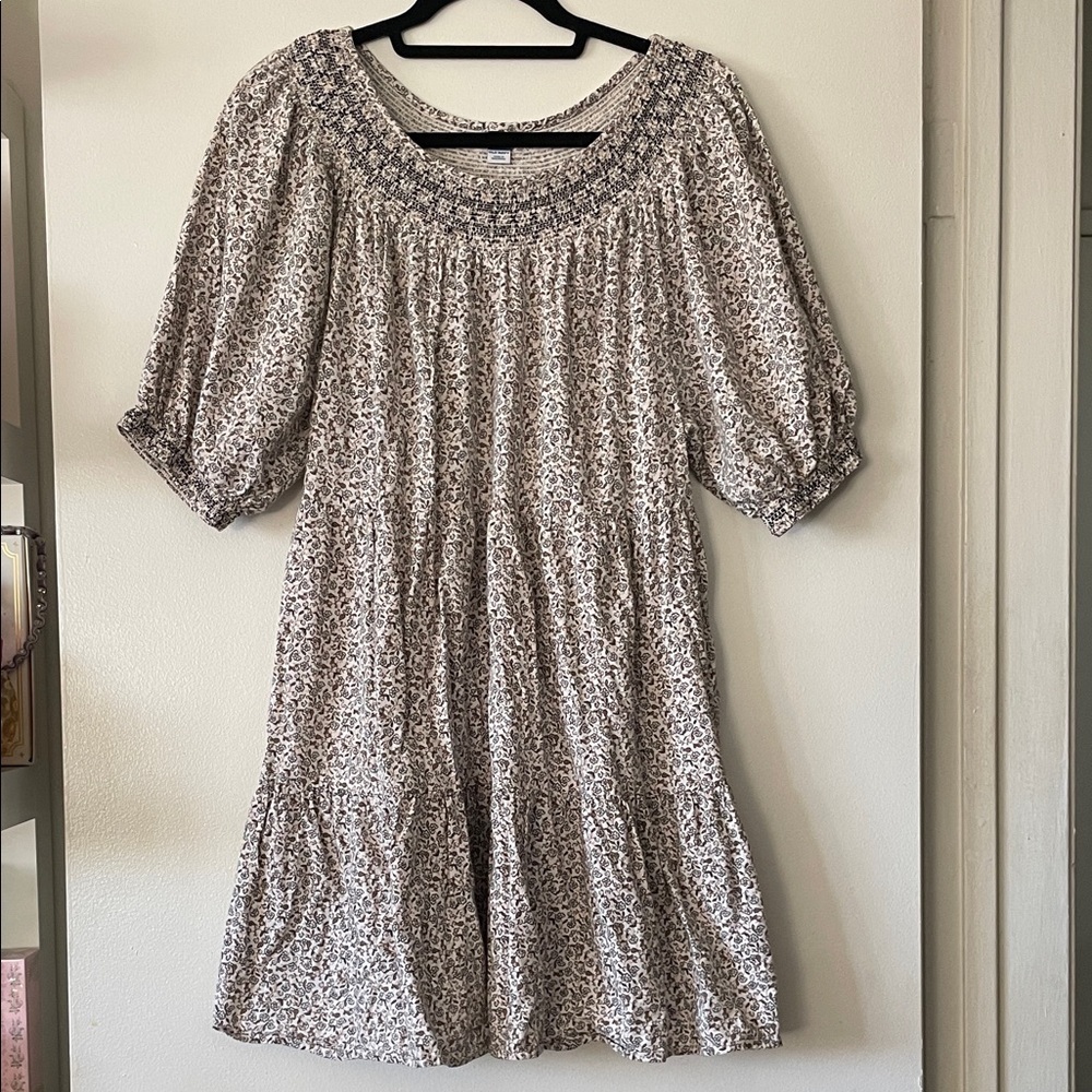 Old Navy|Floral Print Peasant Style Dress|Large|EUC - Picture 2 of 8